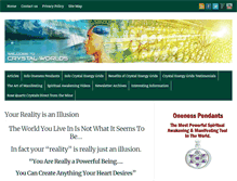 Tablet Screenshot of crystalworlds.com